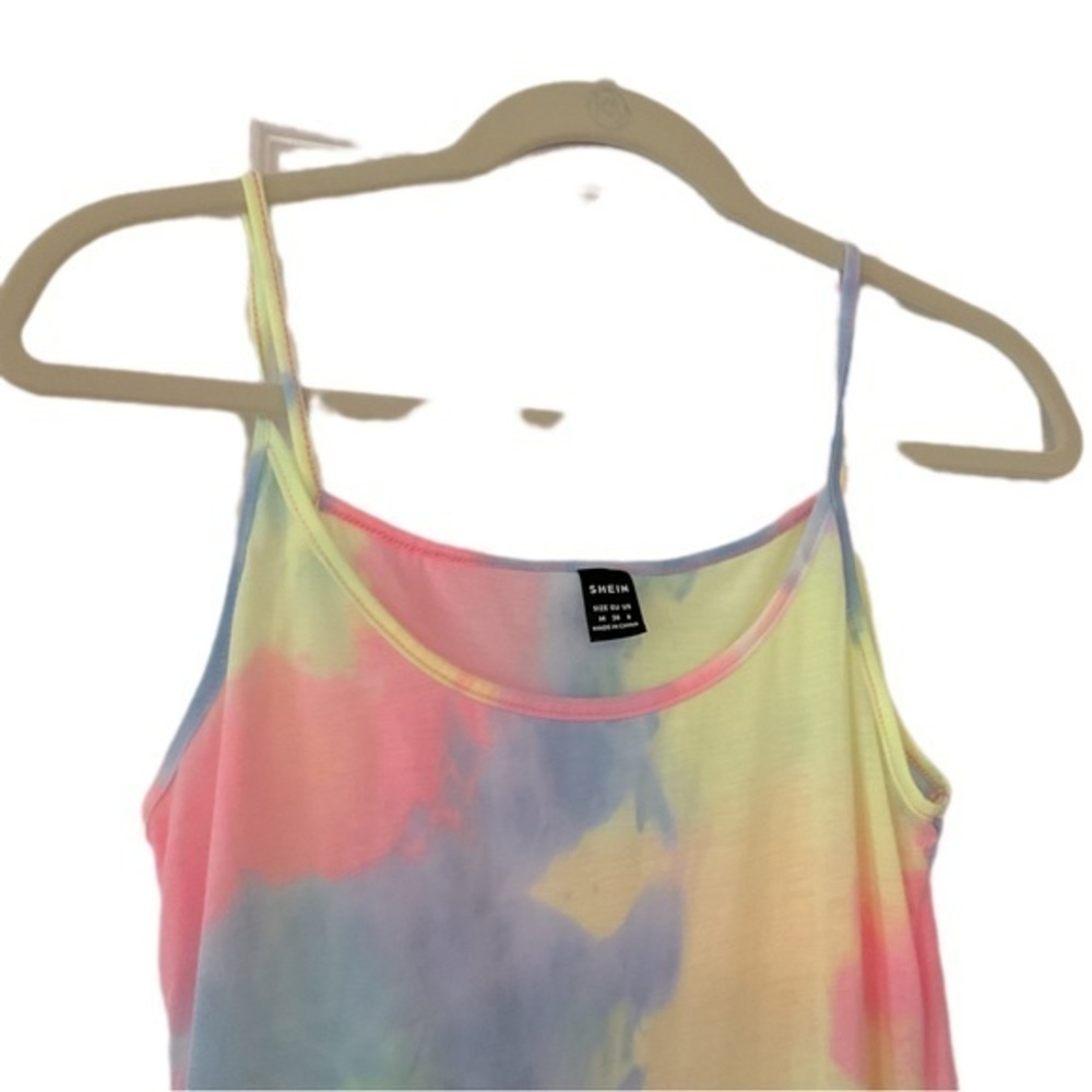 🦋🦋🦋SHEIN Ladies Bodycon Tie Dye Dress, Midi, Size 6 PinkBlueYellowGreenPurple
